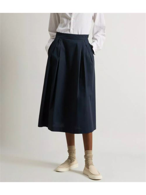 EASY FULL SKIRT WOOLRICH | CFWWSK0068FRUT39443989 MELTON BLUE